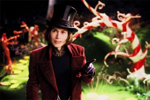 Johnny Depp als Willy Wonka