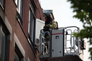 Brandweer op Oude Watering