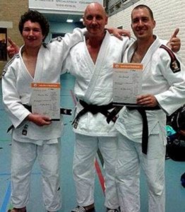 Vlnr Boaz, Sensei Wim, en Tom 