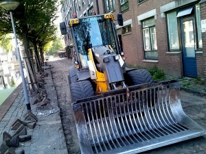 Deel Oude Watering op de schop. 