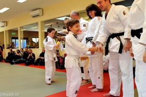 Sporten bij judover. Hashi  in Beverwaard