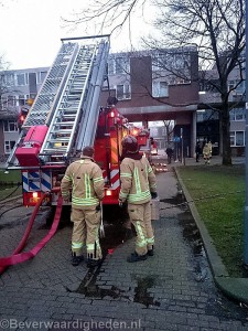 Woningbrand a/d/ Rhijnauwensingel