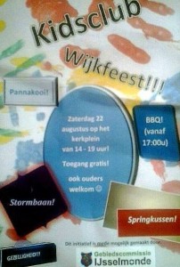 Kidsdag wijkfeest in Oud IJsselmonde