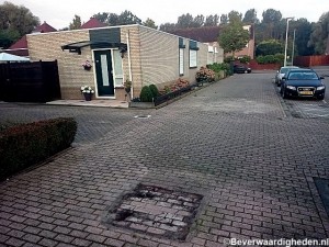 Plantenbakken weg bij Walborgpad